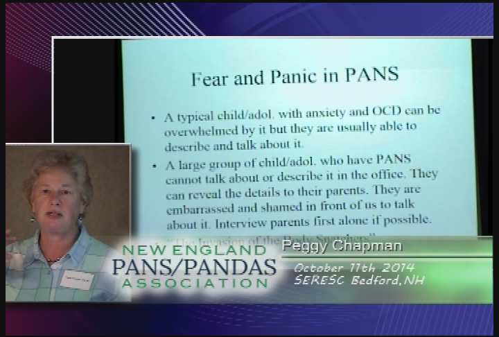 PANDAS / PANS An Overview by Peggy Chapman, Clinical Nurse Specialist