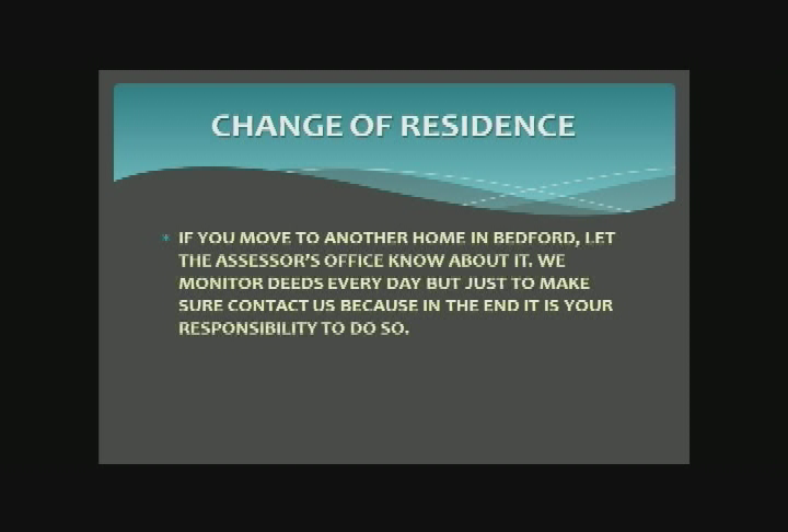 Thumbnail image for Property Tax Exemptions and Credits - Information - Presented by William Ingalls, Assessor