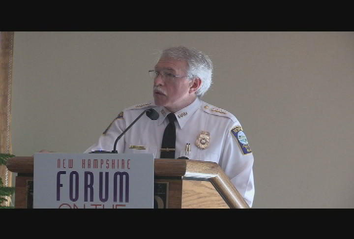 Thumbnail image for Chief John Bryfonski's Presentation at the NH Forum on the Future. Heroin #1 Public Safety Issue in NH
