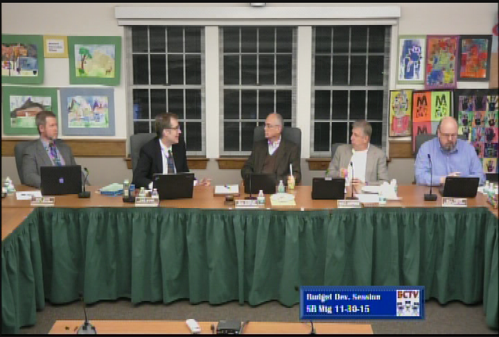 Thumbnail image for School Board Budget Meeting 11-30-15