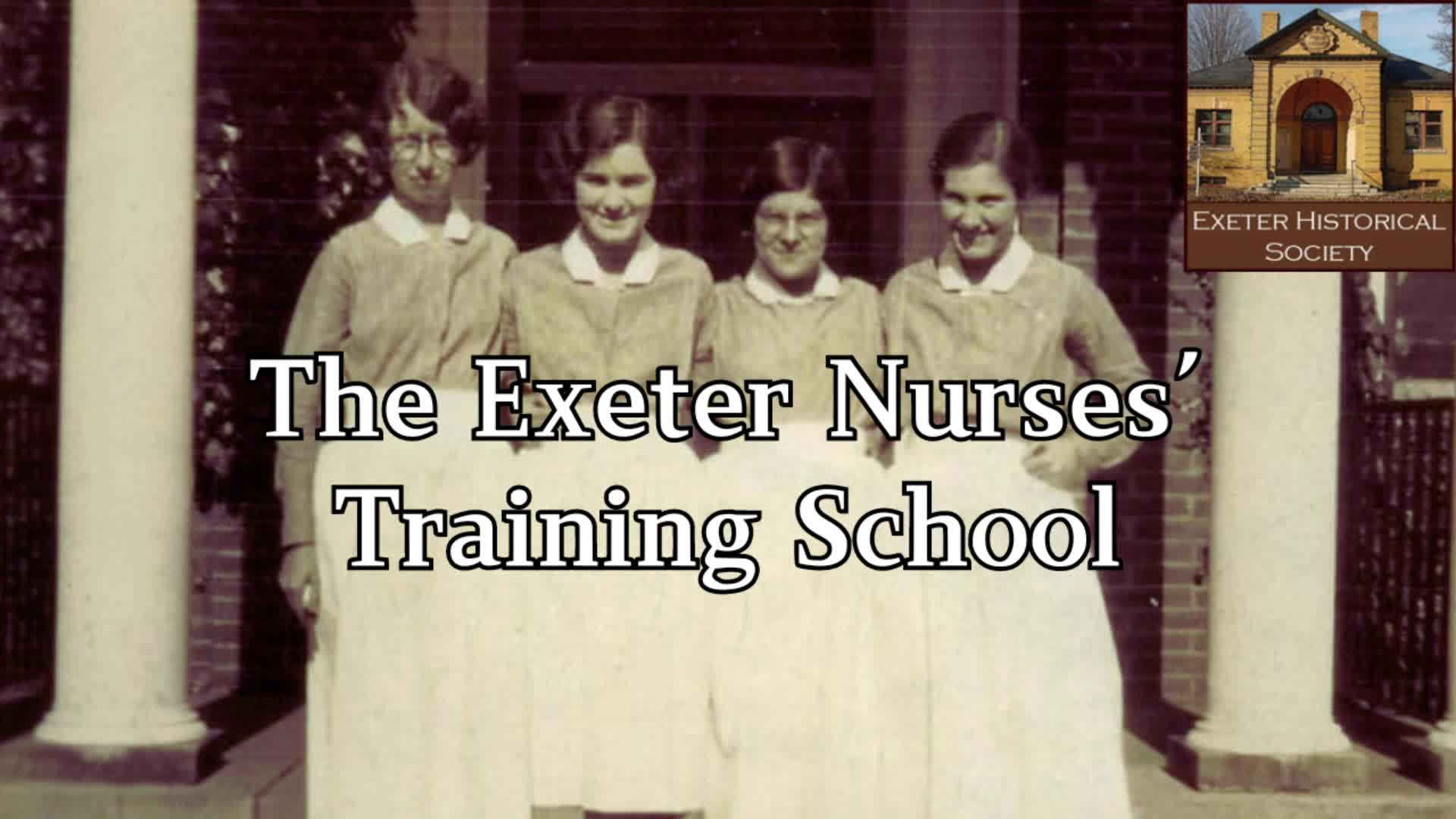 Exeter Historical Society Lecture - The Exeter Nurses' Training School