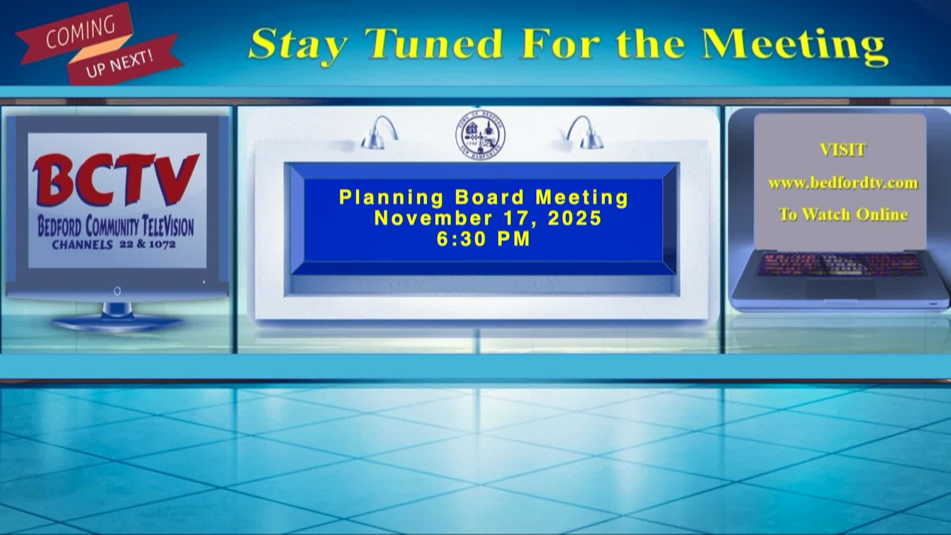 Planning Board Meeting Monday November 17 2025