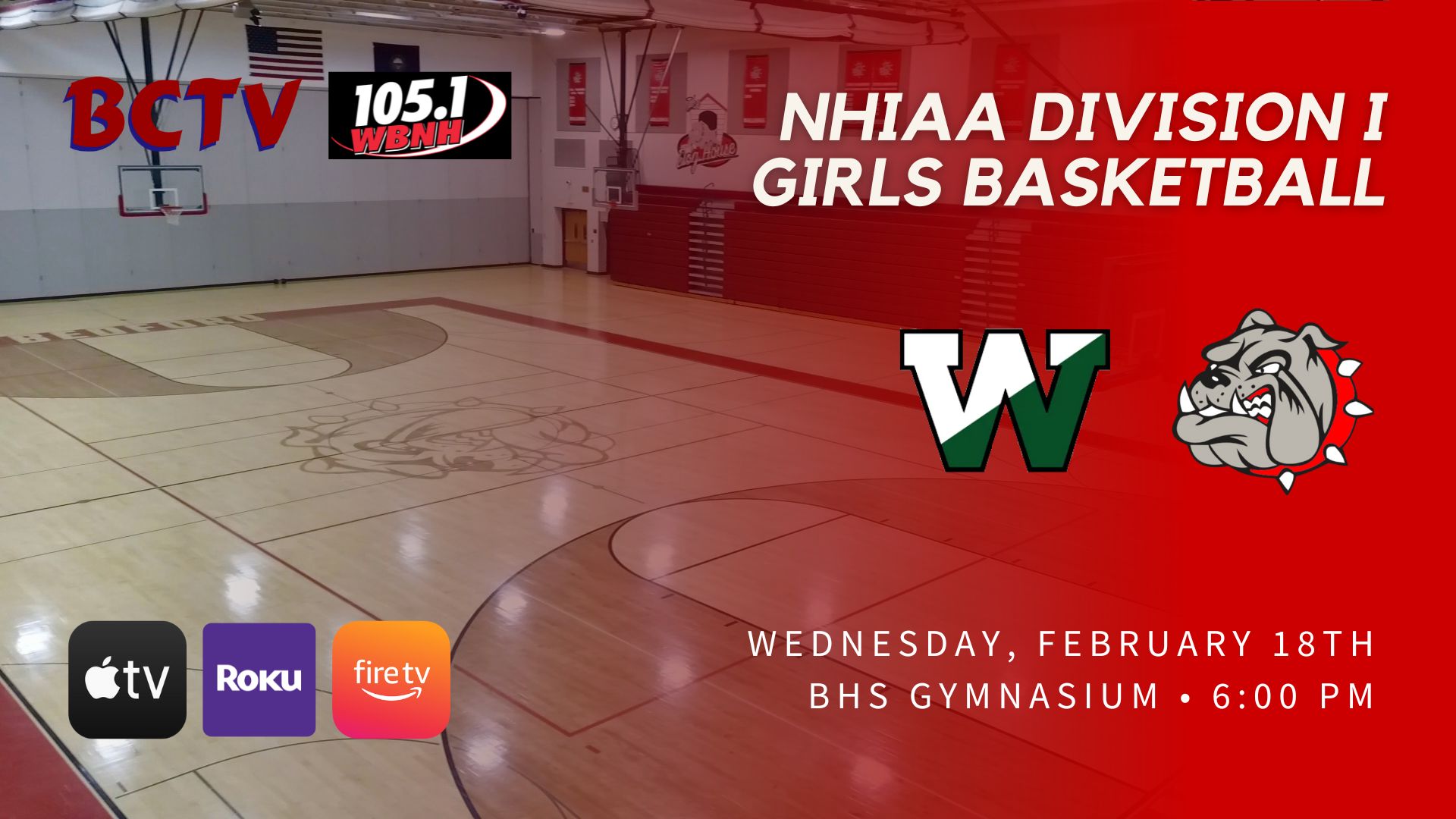 BHS Girls Basketball - Wachusett (MA) vs Bedford Bulldogs Wednesday 2-18-26