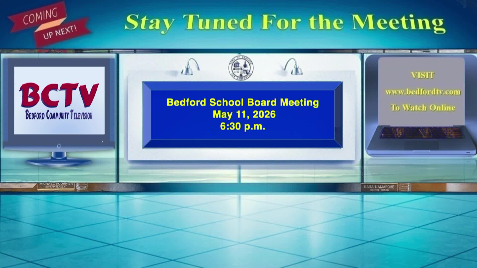 Thumbnail image for School Board Meeting Monday May 11 2026