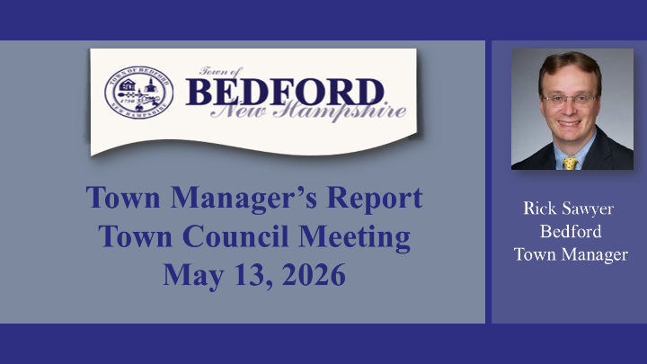 Thumbnail image for Town Manager's Report with Rick Sawyer Wednesday May 13 2026