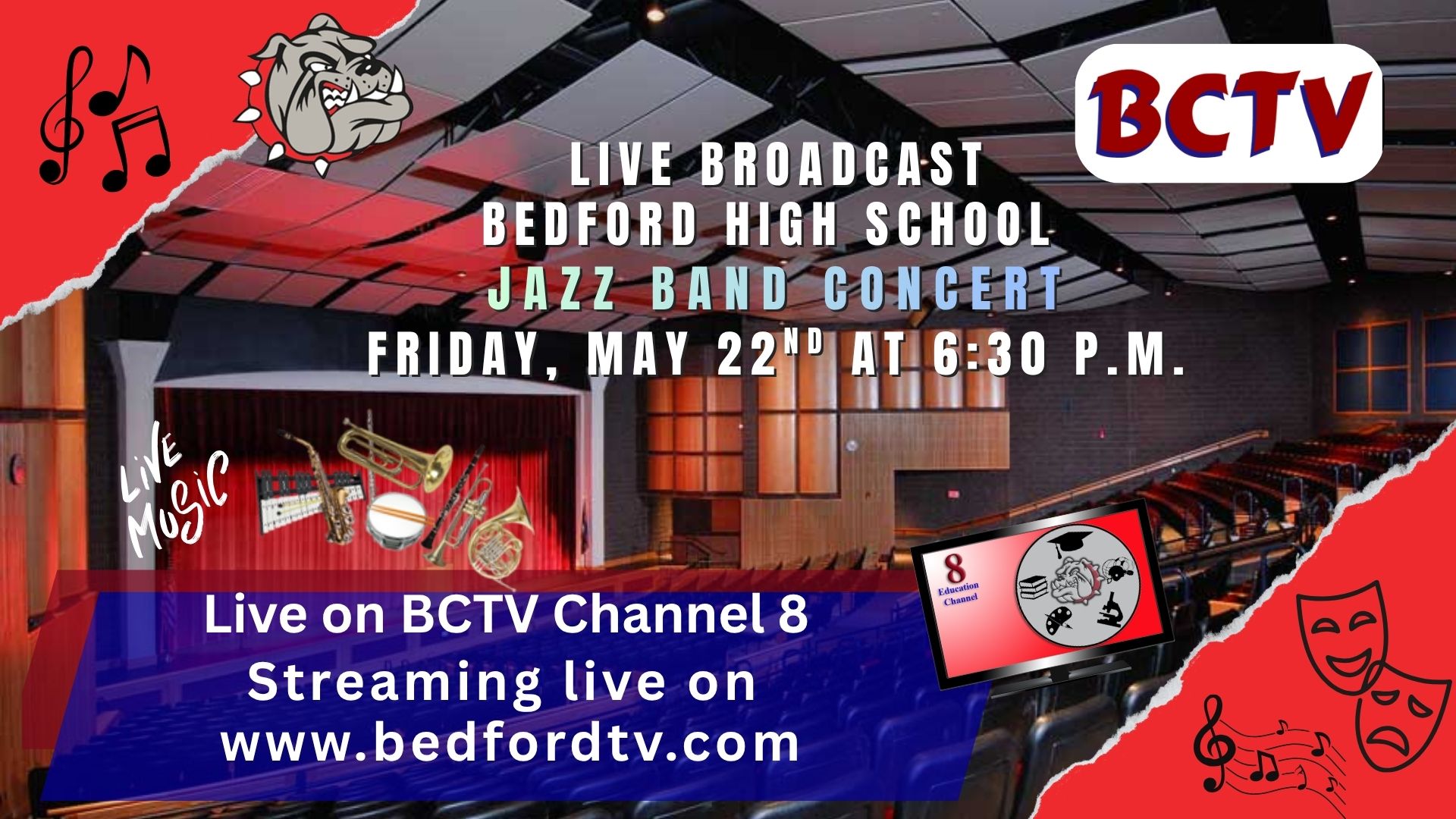 Thumbnail image for BHS Jazz Band Concert Friday 5-22-26