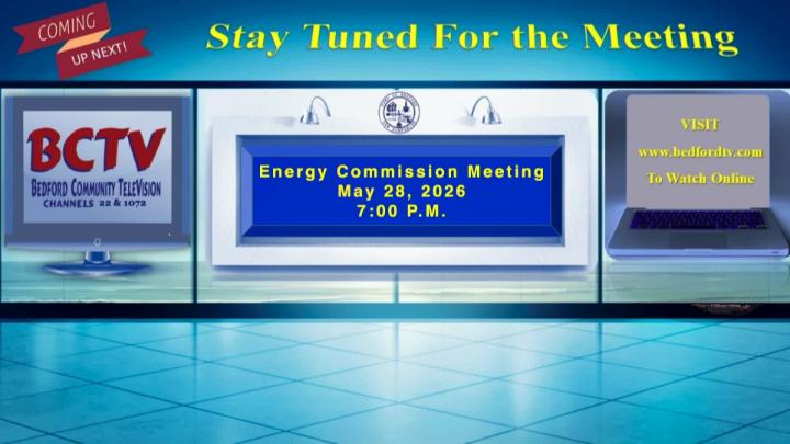 Thumbnail image for Energy Commission Meeting Thursday May 28 2026