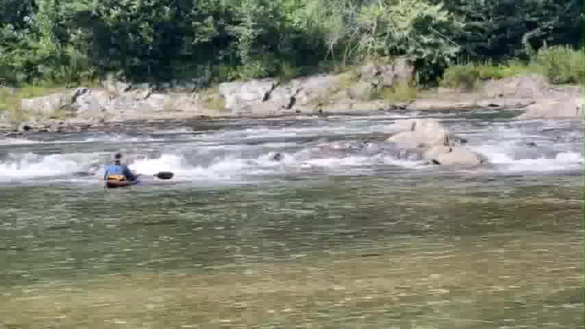 Paddling from Hartland Dam to Quechee Gorge, Vermont