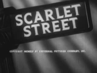 Classic Movies - Scarlet Street - Edward G. Robinson & Joan Bennett