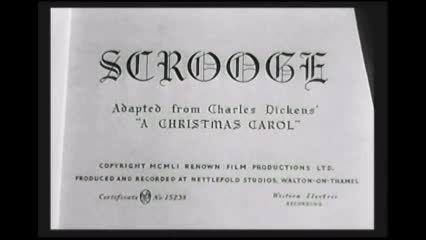 Classic Movies - Scrooge with Alastair Sim (1951)