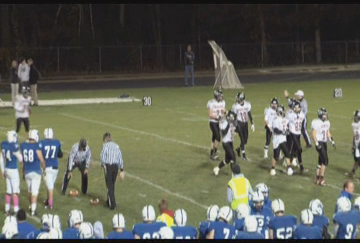 Thumbnail image for BHS Varsity Football - Bedford Bulldogs vs Merrimack Tomahawks 10-25-13