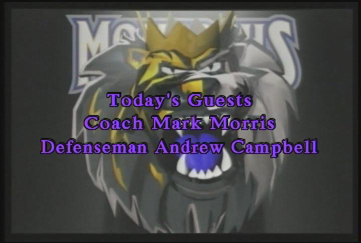 Thumbnail image for Monarchs Face Off - Coach Mark Morris and Defenseman Andrew Campbell