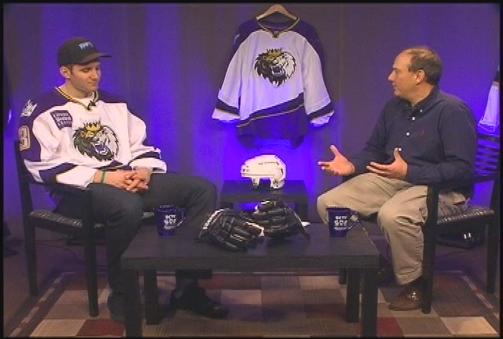 Thumbnail image for Monarchs Face Off - Host Bill Greiner, Guests - Coach Mark Morris, Defensemen Derek Forbort