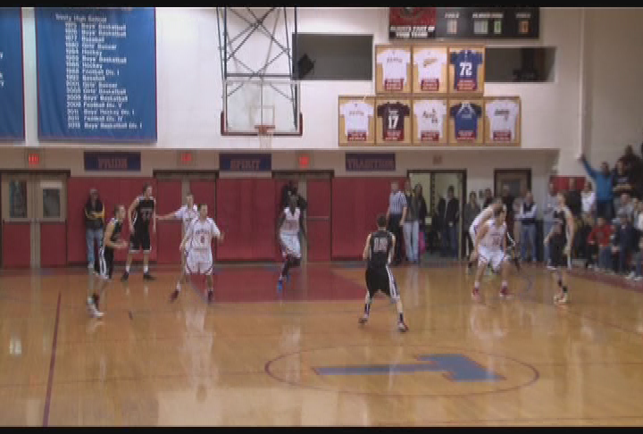 Thumbnail image for BHS Boys Basketball - Bedford Bulldogs vs Trinity Pioneers 3-7-14