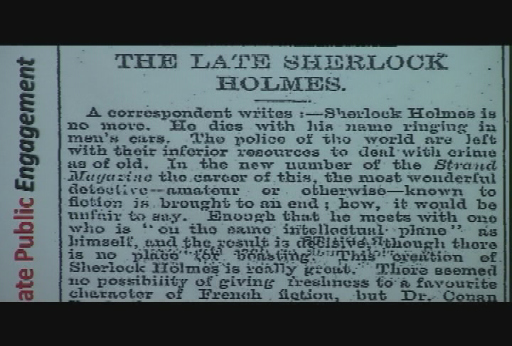 Thumbnail image for Bedford Public Library presents - The Popularity of Sherlock Holmes
